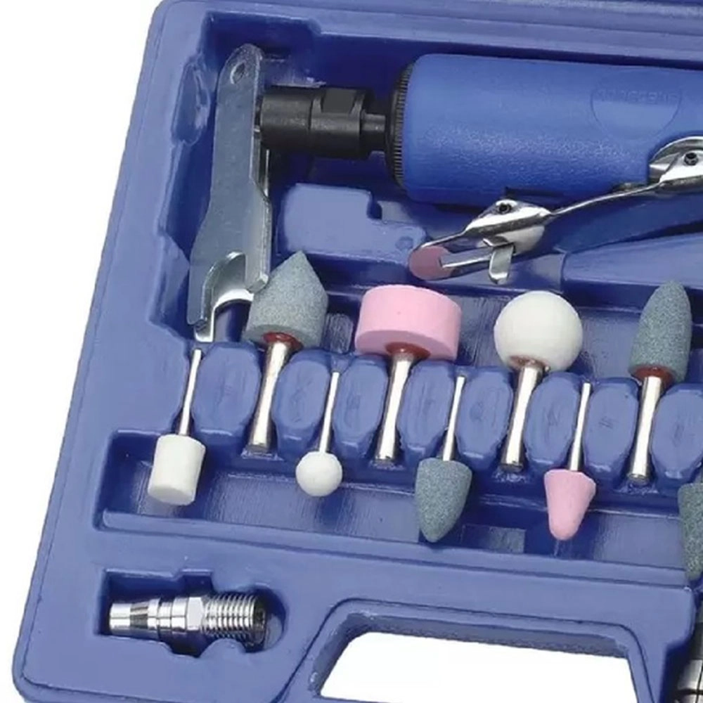 Kit Mini Retifica com 16 Peças Rongpeng 1/4 Pel 25000rpm