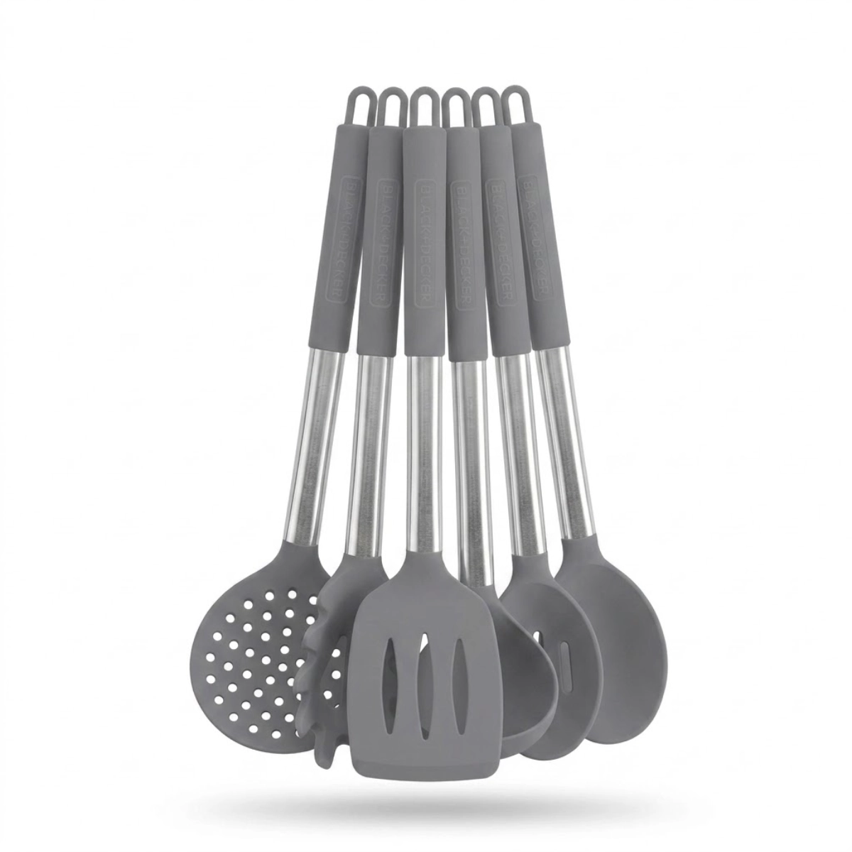 Kit Utensilios Cozinha Black Decker Silicone Nylon 7pçs