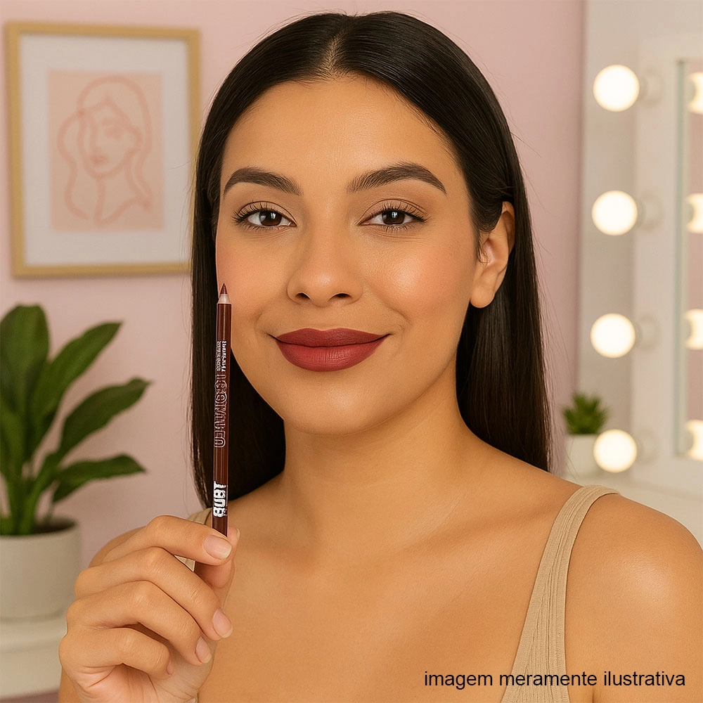 LÁPIS DE BOCA ULTRA EASY MAUVE RUBY KISSES RMLP14BR