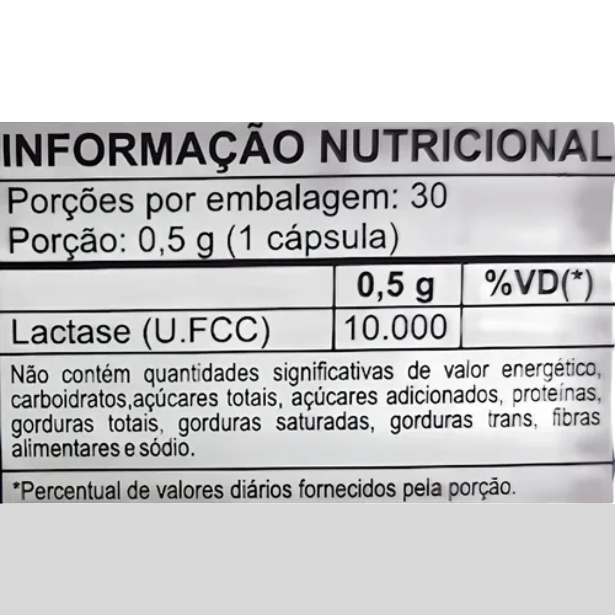 LACTOFIM LACTASE 10.000FCC ENZIMA COM 30 CÁPSULAS MUWIS 