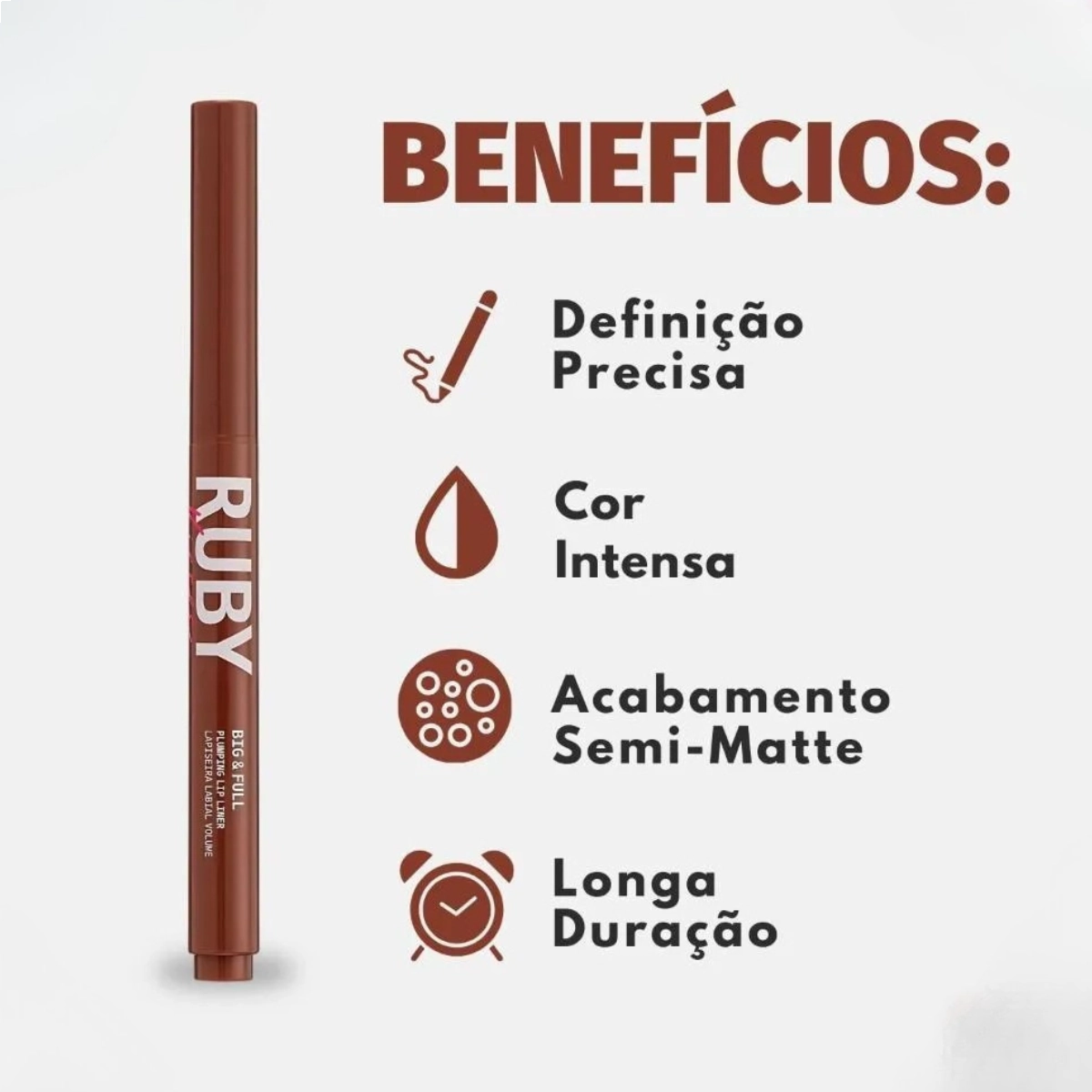 LAPISEIRA LABIAL VOLUME RUBY KISSES BIG E FULL NUDE