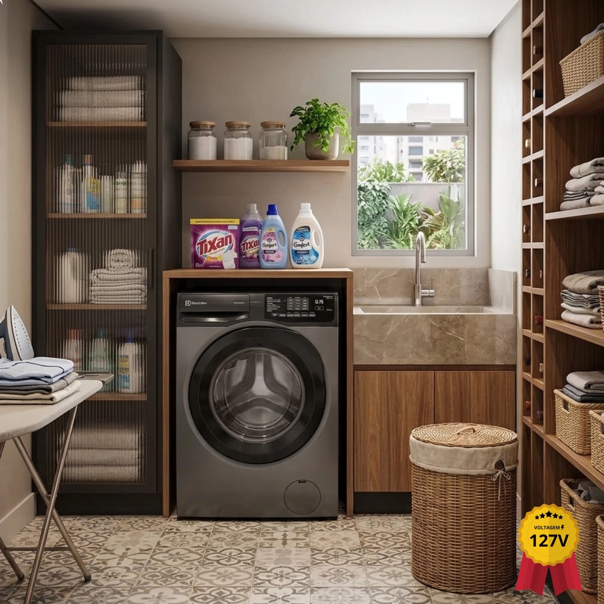 LAVA E SECA ELECTROLUX 12KG 127V ÁGUA QUENTE E LAVAGEM INTELIGENTE LAVA E SECA ELECTROLUX 12KG 127V ÁGUA QUENTE E LAVAGEM INTELIGENTE