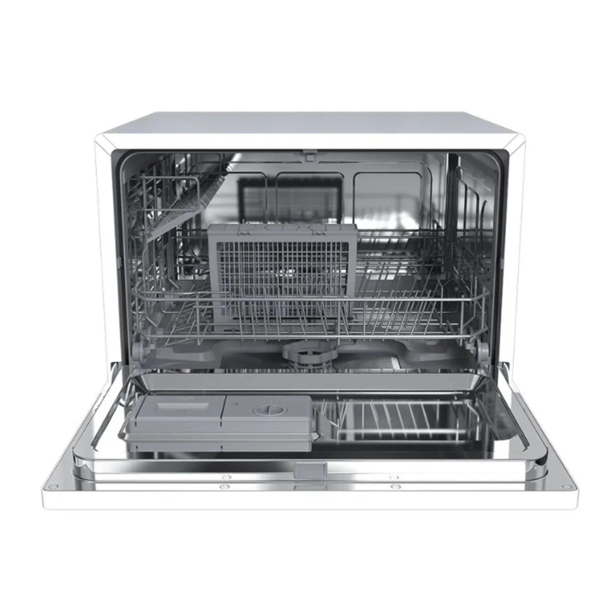 LAVA LOUÇAS COM PAINEL DIGITAL HQ 6 SERVIÇOS BRANCA 220V 