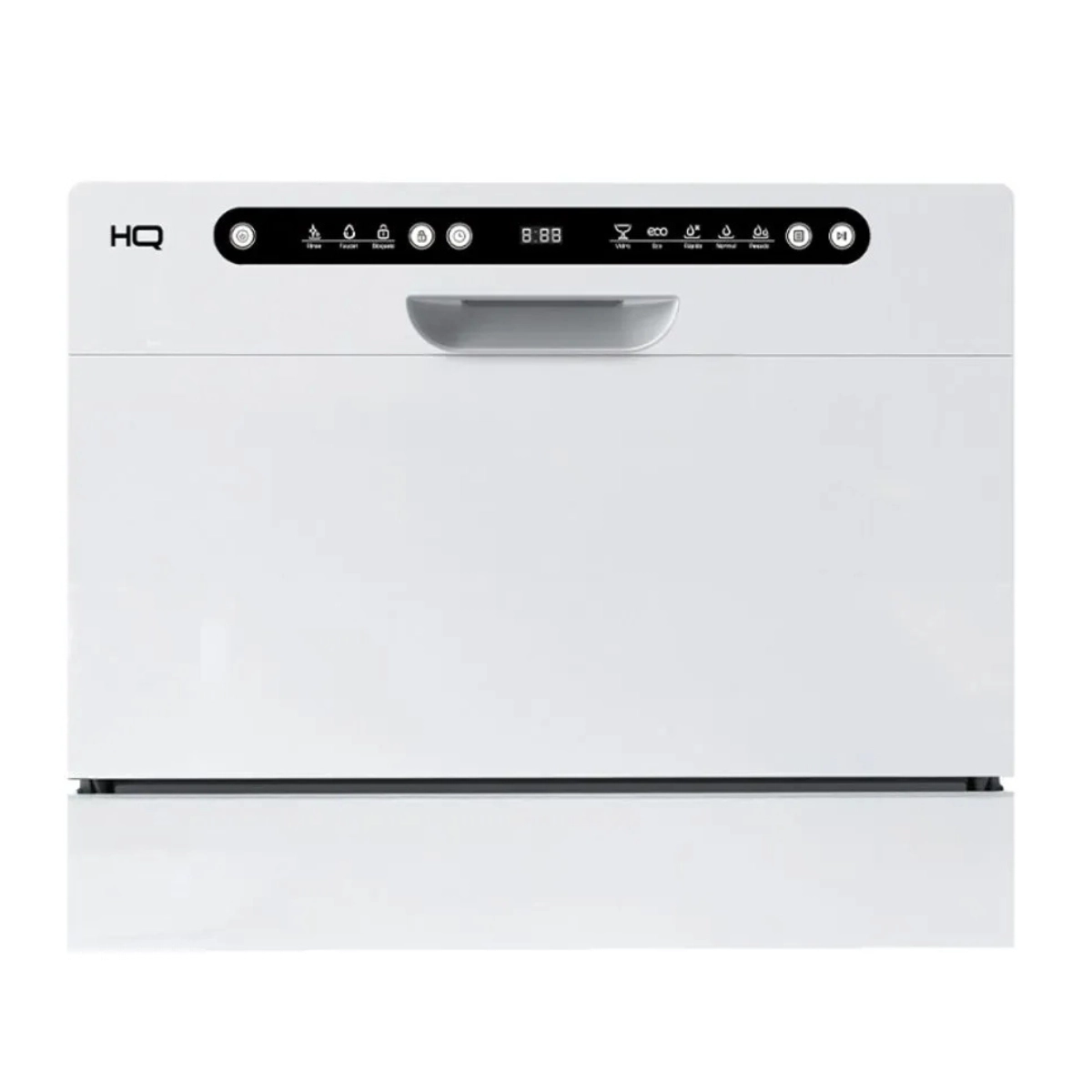 LAVA LOUÇAS COM PAINEL DIGITAL HQ 6 SERVIÇOS BRANCA 220V 