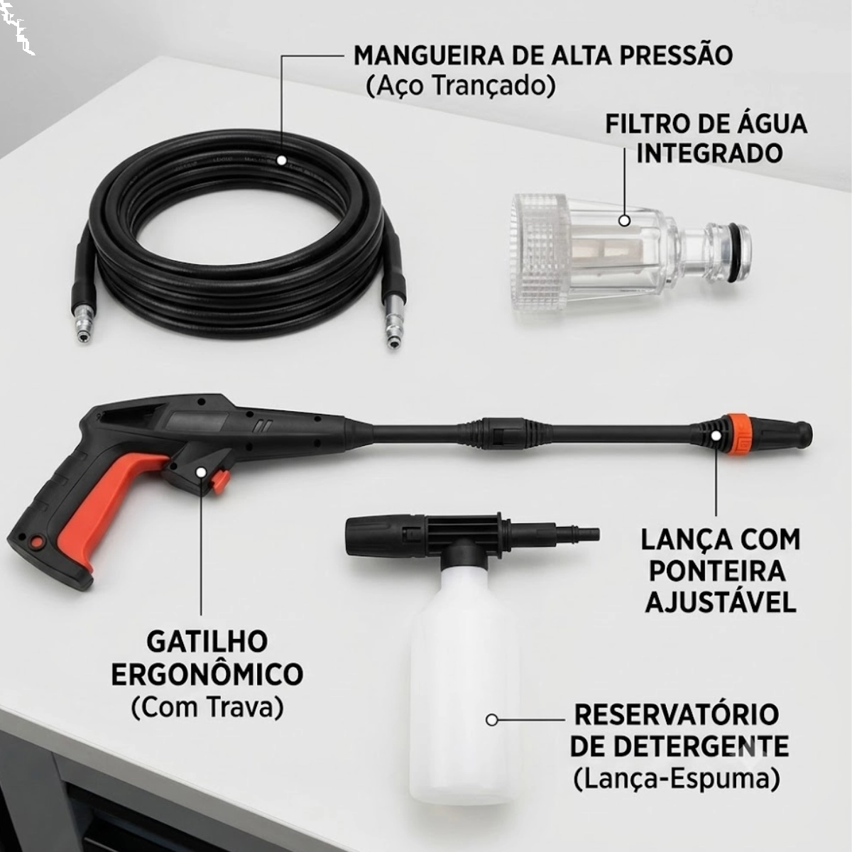 Lavadora Alta Pressao 1512psi 1400w Black Decker Pw1450td-br 127v Lavadora Alta Pressao 1512psi 1400w Black Decker Pw1450td-br 127v