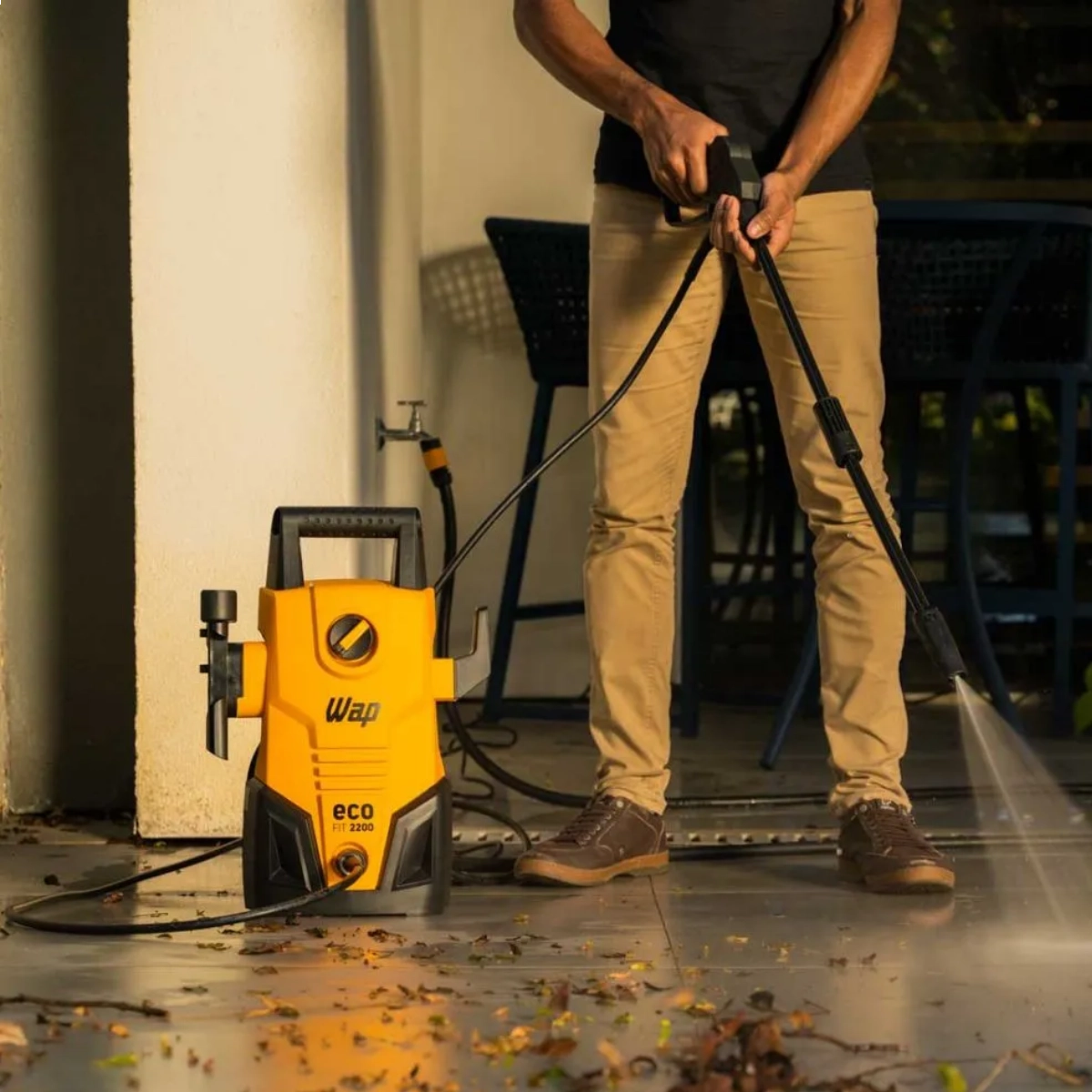 LAVADORA DE ALTA PRESSÃO 1400W 1500PSI WAP ECOFIT 2200 127V LAVADORA DE ALTA PRESSÃO 1400W 1500PSI WAP ECOFIT 2200 127V