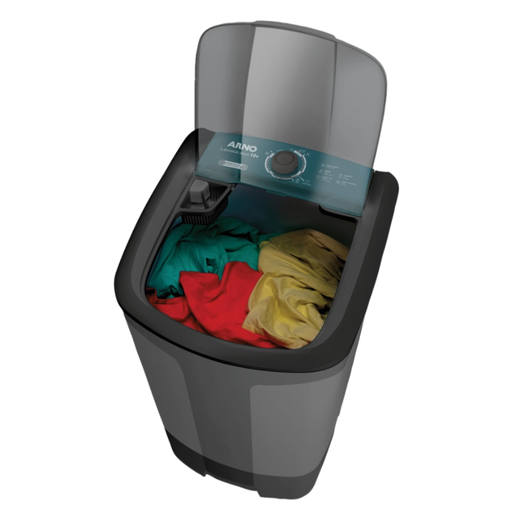 Lavadora de Roupas 10Kg Arno Cinza 127V