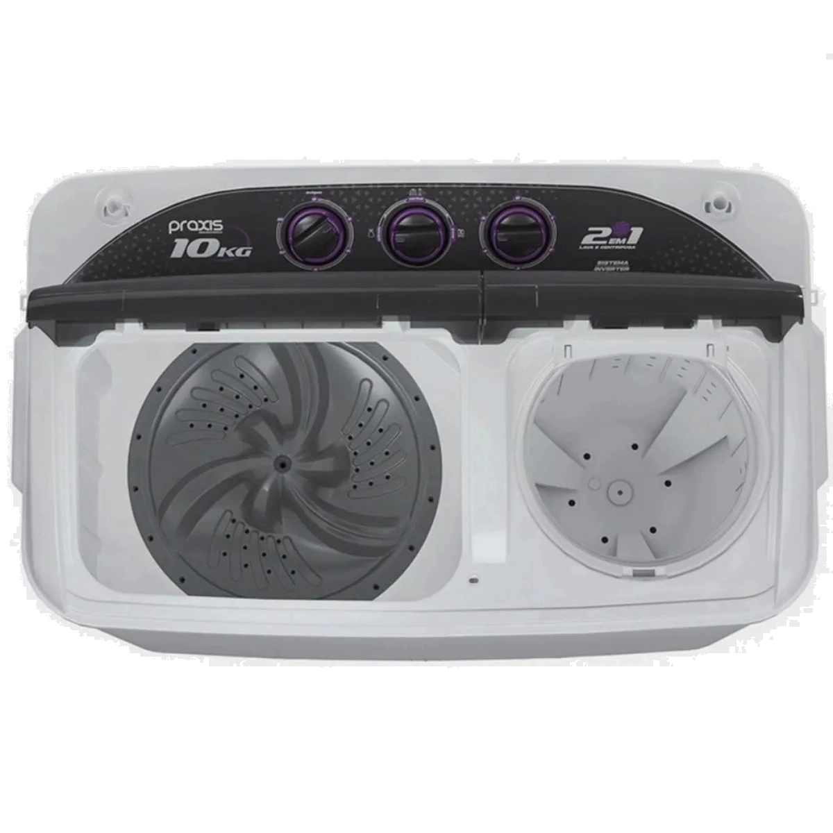 LAVADORA DE ROUPAS 2 EM 1 10KG 127V LAVA 6KG E CENTRIFUGA 4KG