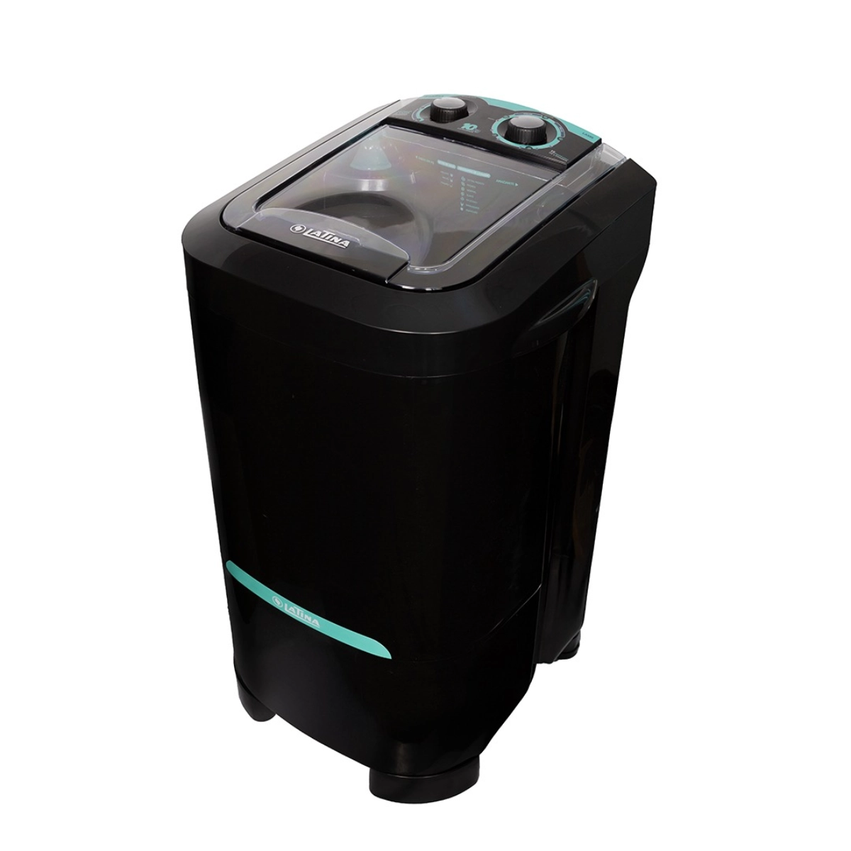LAVADORA DE ROUPAS TANQUINHO PRETO 10KG 127V SEMIAUTOMÁTICA LA555