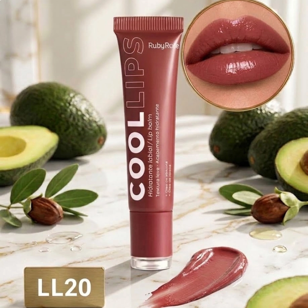 LIP BALM COOL LIPS HBL6531 LL20 RUBY ROSE