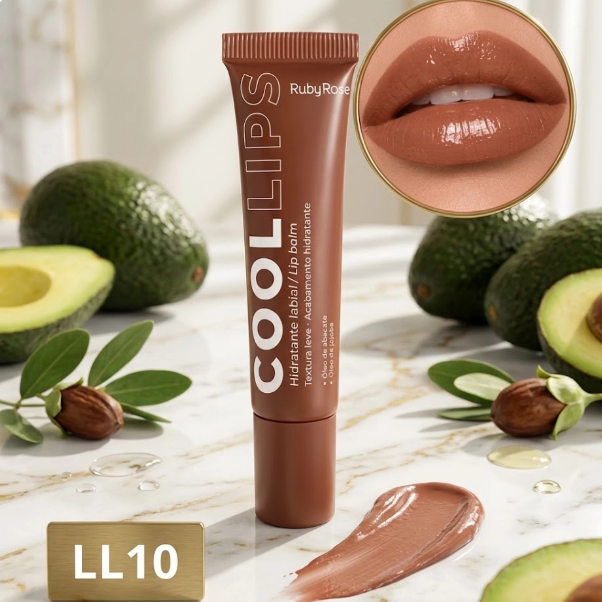 LIP BALM COOL LIPS HIDRATANTE LABIAL LL10 BY RUBY ROSE