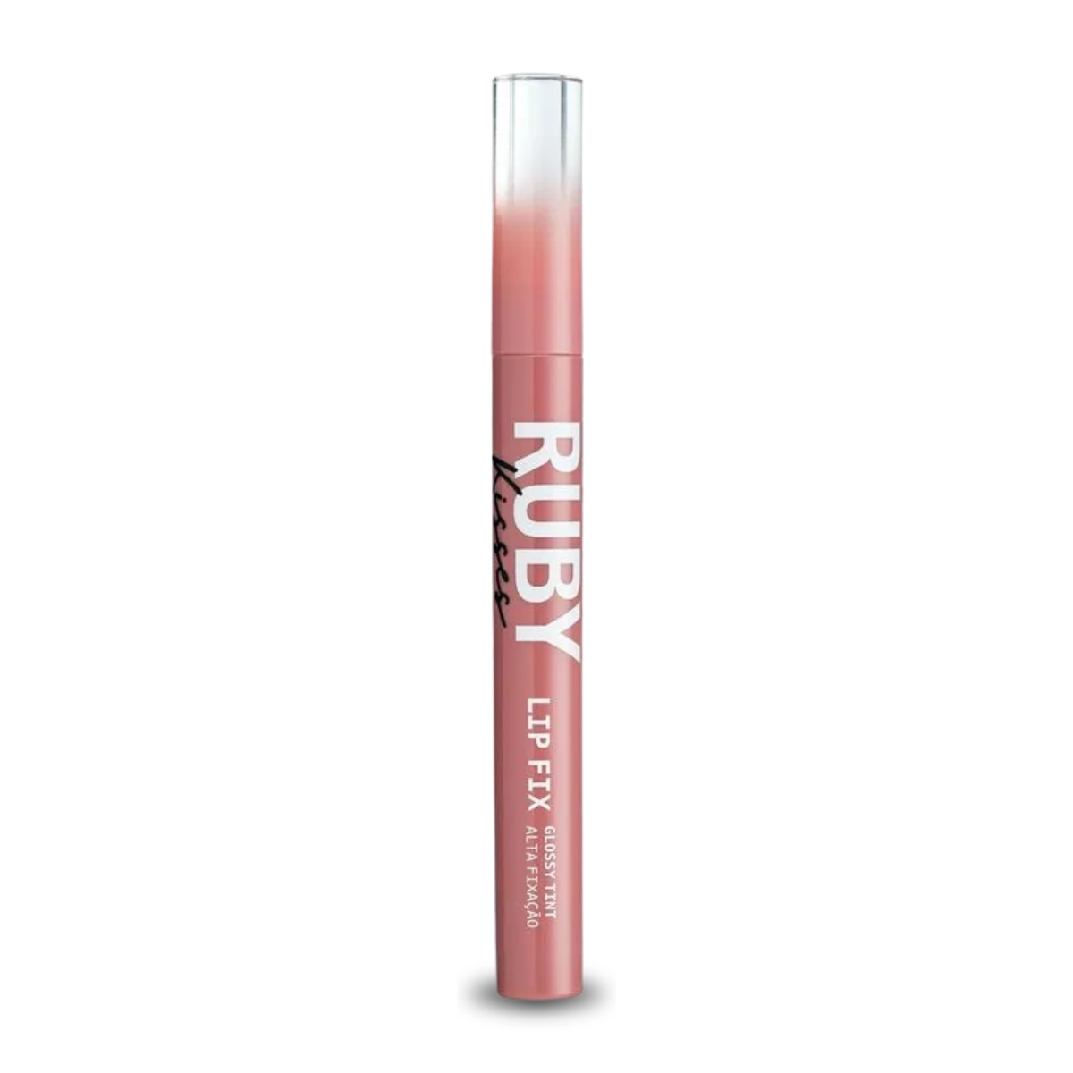 LIP FIX RUBY KISSES GLOSSY TINT ALTA FIXAÇÃO LOVELY PINK