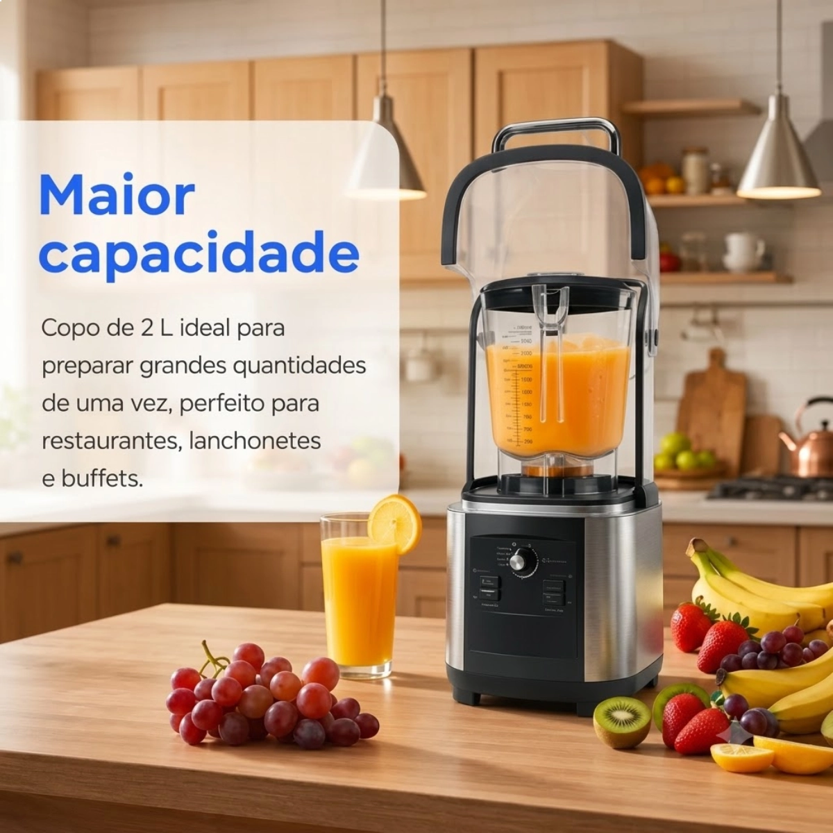 LIQUIDIFICADOR BLENDER SMART MARCPRO 2L 2000W MARCHESONI 127V LIQUIDIFICADOR BLENDER SMART MARCPRO 2L 2000W MARCHESONI 127V