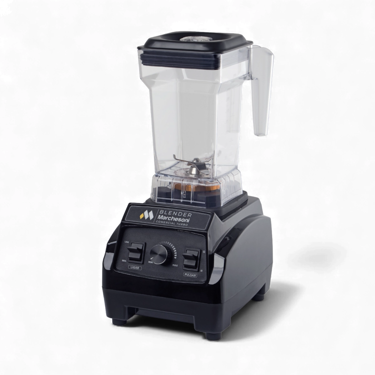 LIQUIFICADOR COMERCIAL TURBO MACHERSONI BL4.202 220V PRETO 