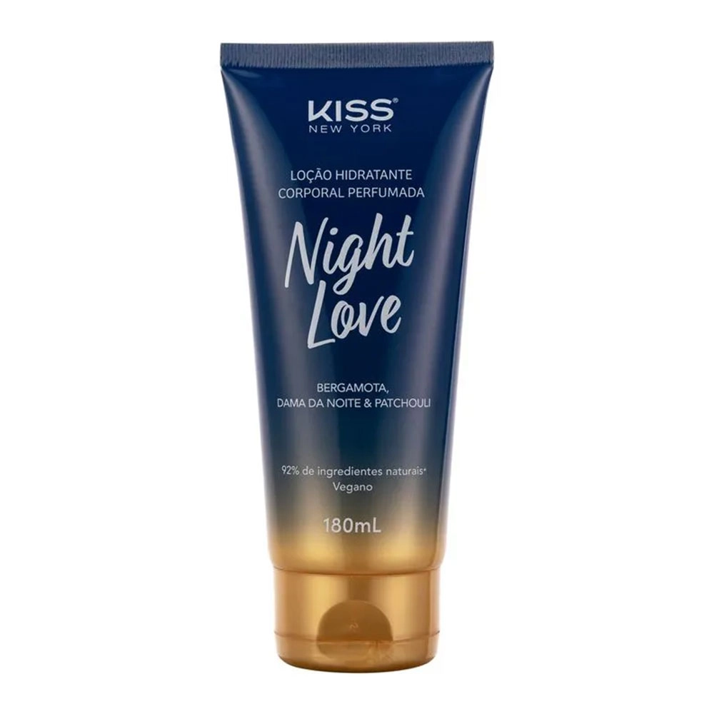 LOÇÃO CORPORAL NIGHT LOVE 180ML KISS NEW YORK LCB04B LOÇÃO CORPORAL NIGHT LOVE 180ML KISS NEW YORK LCB04B