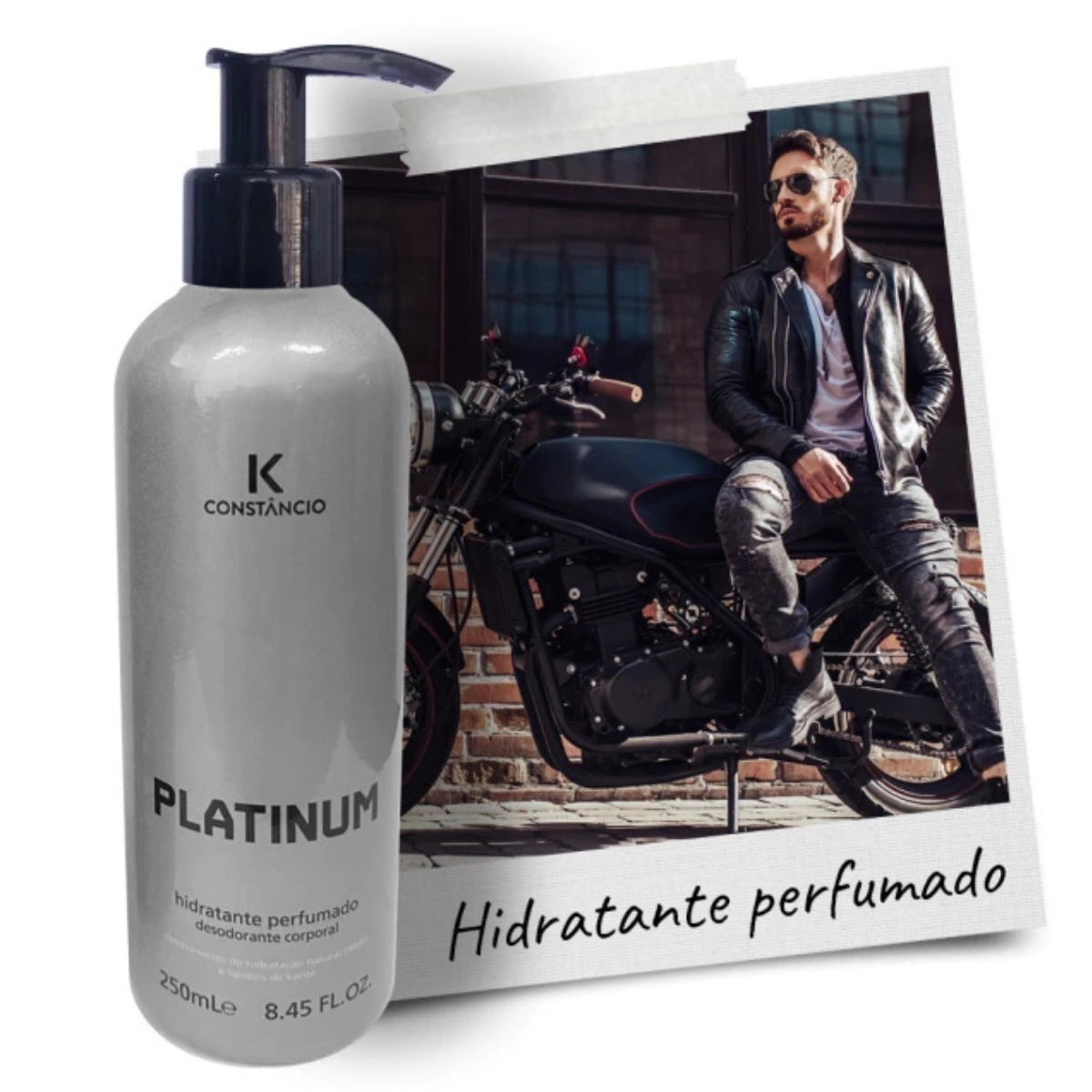 LOÇÃO HIDRATANTE VEGANA PLATINUM 250ML K CONSTANCIO LOÇÃO HIDRATANTE VEGANA PLATINUM 250ML K CONSTANCIO