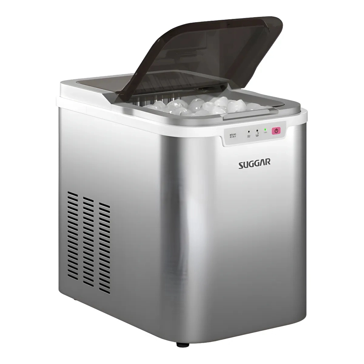 MÁQUINA DE GELO 127V 15KG POR DIA SUGGAR PRATA SUGGAR ICE MAKER