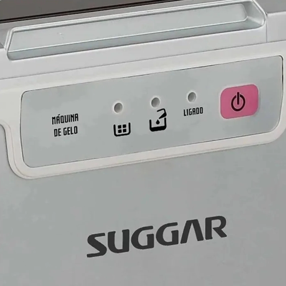 MÁQUINA DE GELO 127V 15KG POR DIA SUGGAR PRATA SUGGAR ICE MAKER