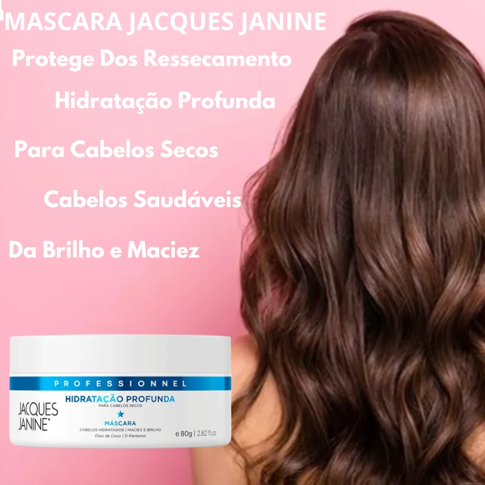 MÁSCARA CAPILAR HIDRATAÇÃO PROFUNDA JACQUES JANINE 80G