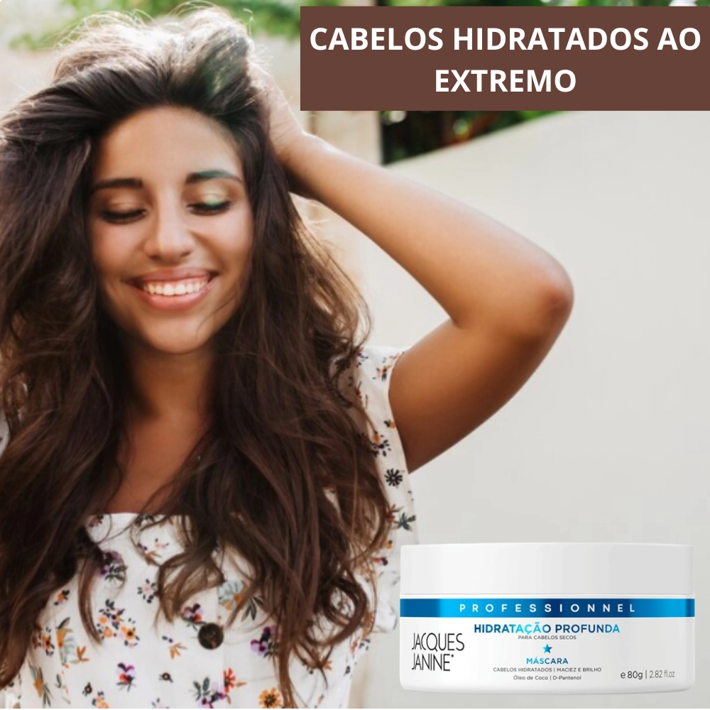 MÁSCARA CAPILAR HIDRATAÇÃO PROFUNDA JACQUES JANINE 80G