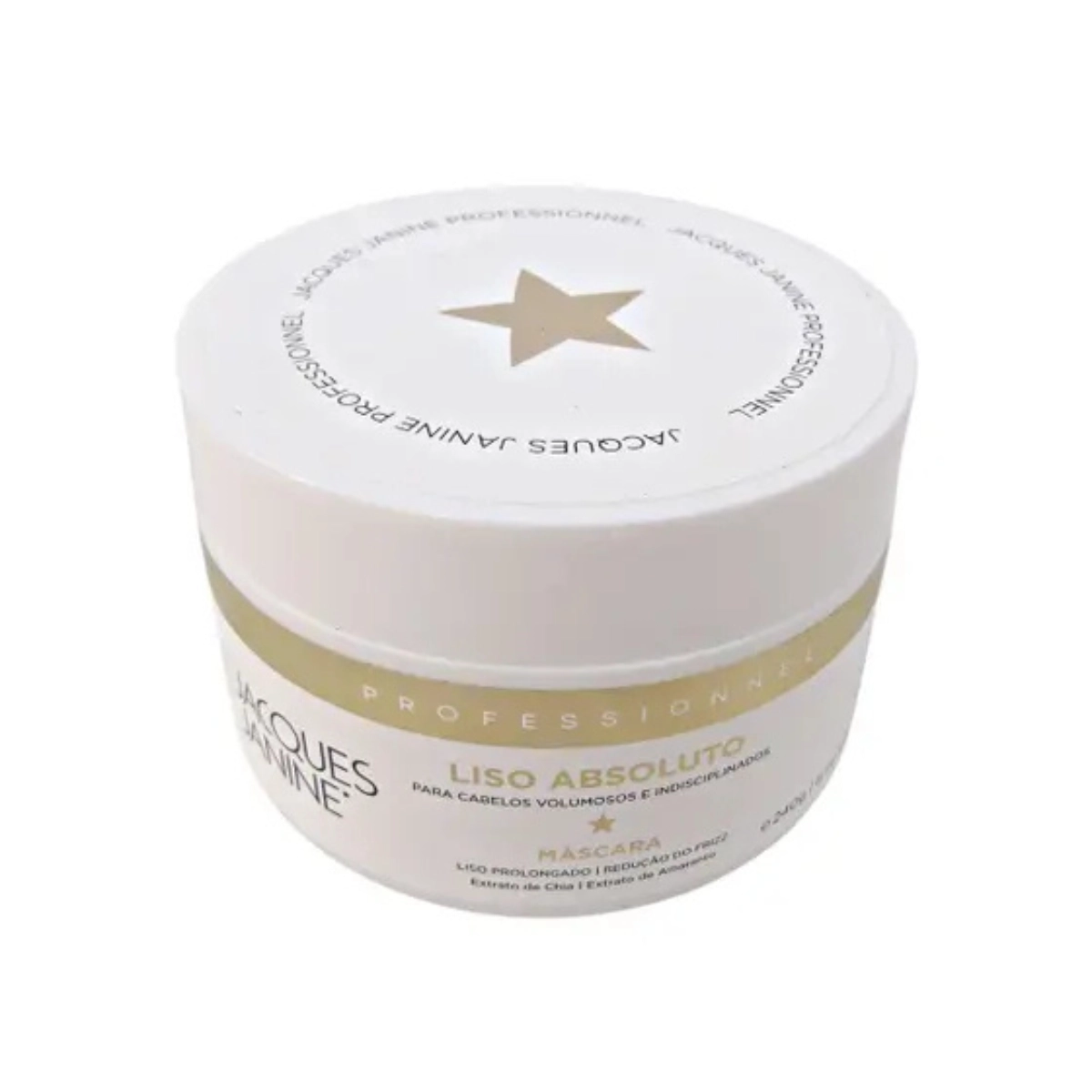 MÁSCARA CAPILAR LISO ABSOLUTO JACQUES JANINE 240G MÁSCARA CAPILAR LISO ABSOLUTO JACQUES JANINE 240G