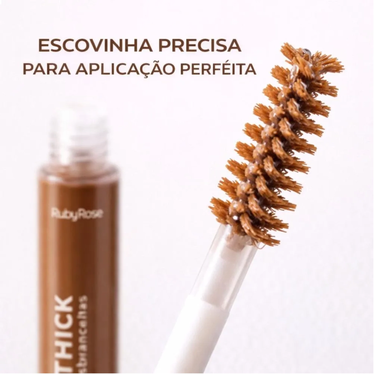 MÁSCARA DE CÍLIOS E SOBRANCELHAS THICK 01 LIGHT BROW IT UP LULUCA RUBY ROSE