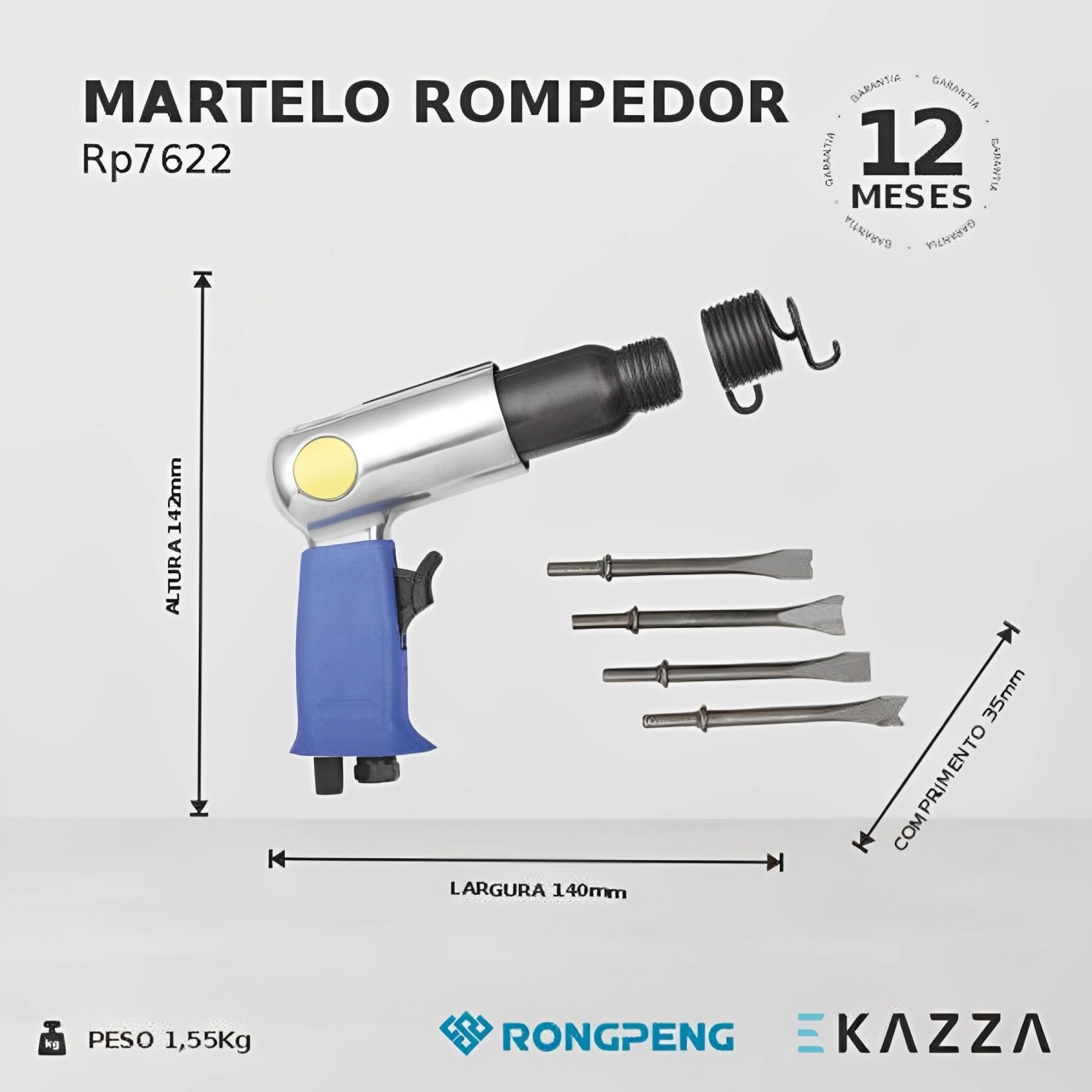 Martelo Rompedor Rongpeng 3500 Gpm 90 Psi Rp7622