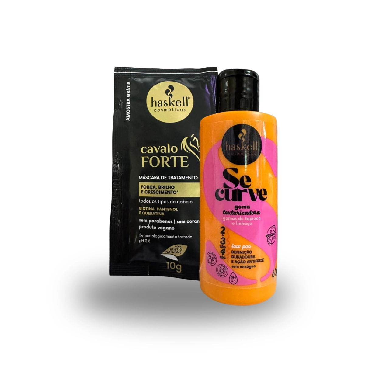 MASCARA MANDIOCA 900GR HASKELL PLUS KIT FORÇA E DEFINIÇAO