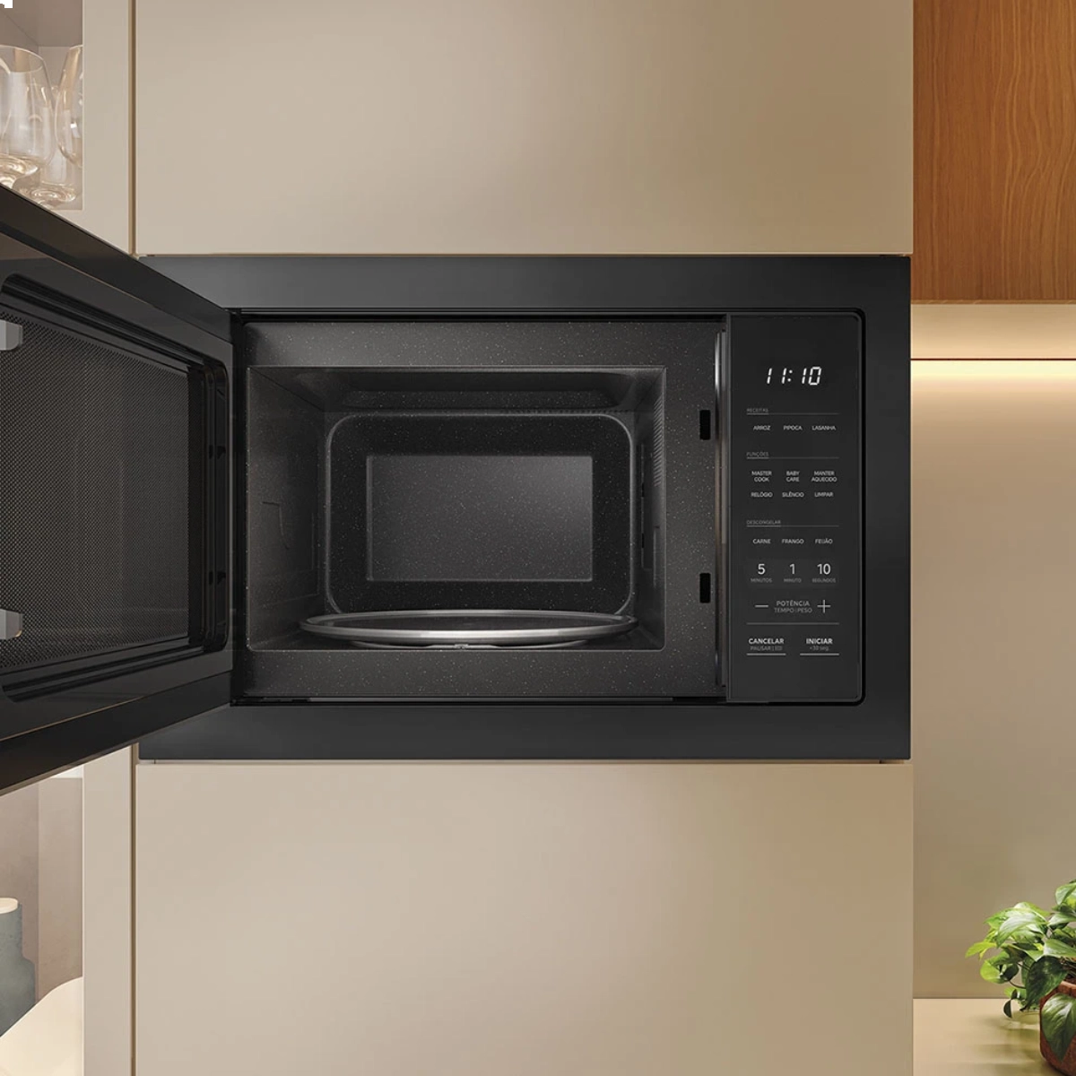 MICRO-ONDAS DE EMBUTIR MIDEA 35L TOUCH PRETO 127V MICRO-ONDAS DE EMBUTIR MIDEA 35L TOUCH PRETO 127V