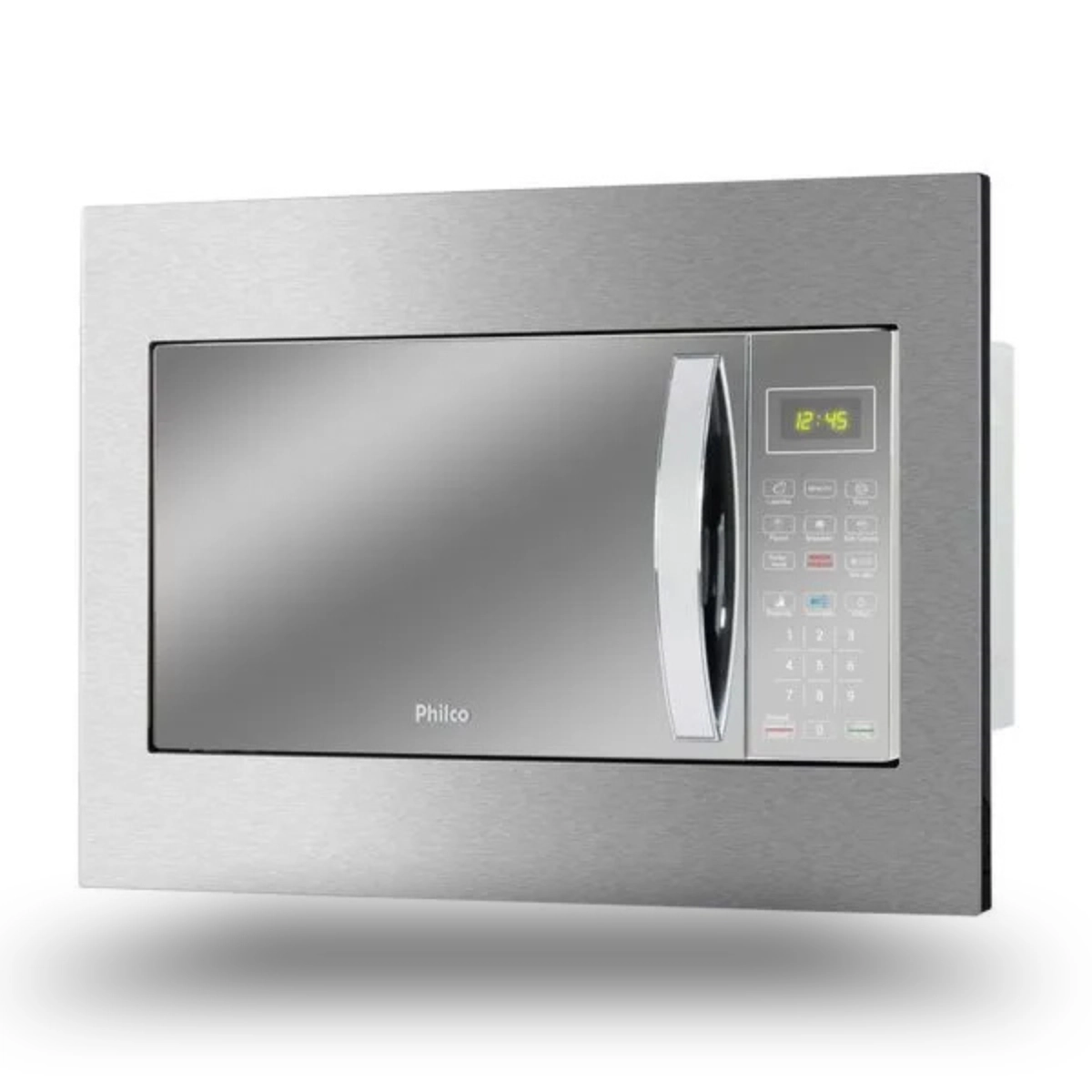 MICRO-ONDAS DE EMBUTIR PMB30E 127V PHILCO PRATA LIMPA FACIL 