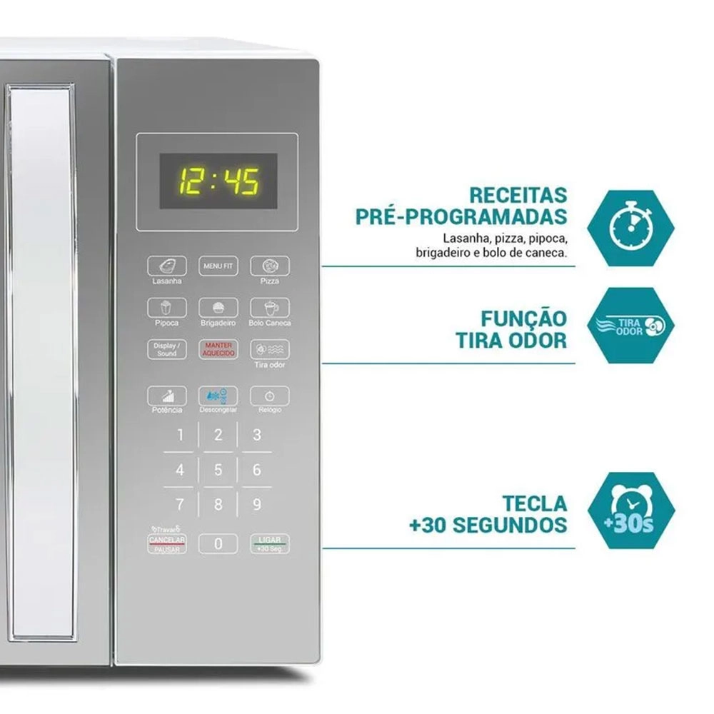 Micro Ondas Limpa Fácil Philco 33 Litros 1400w 127v