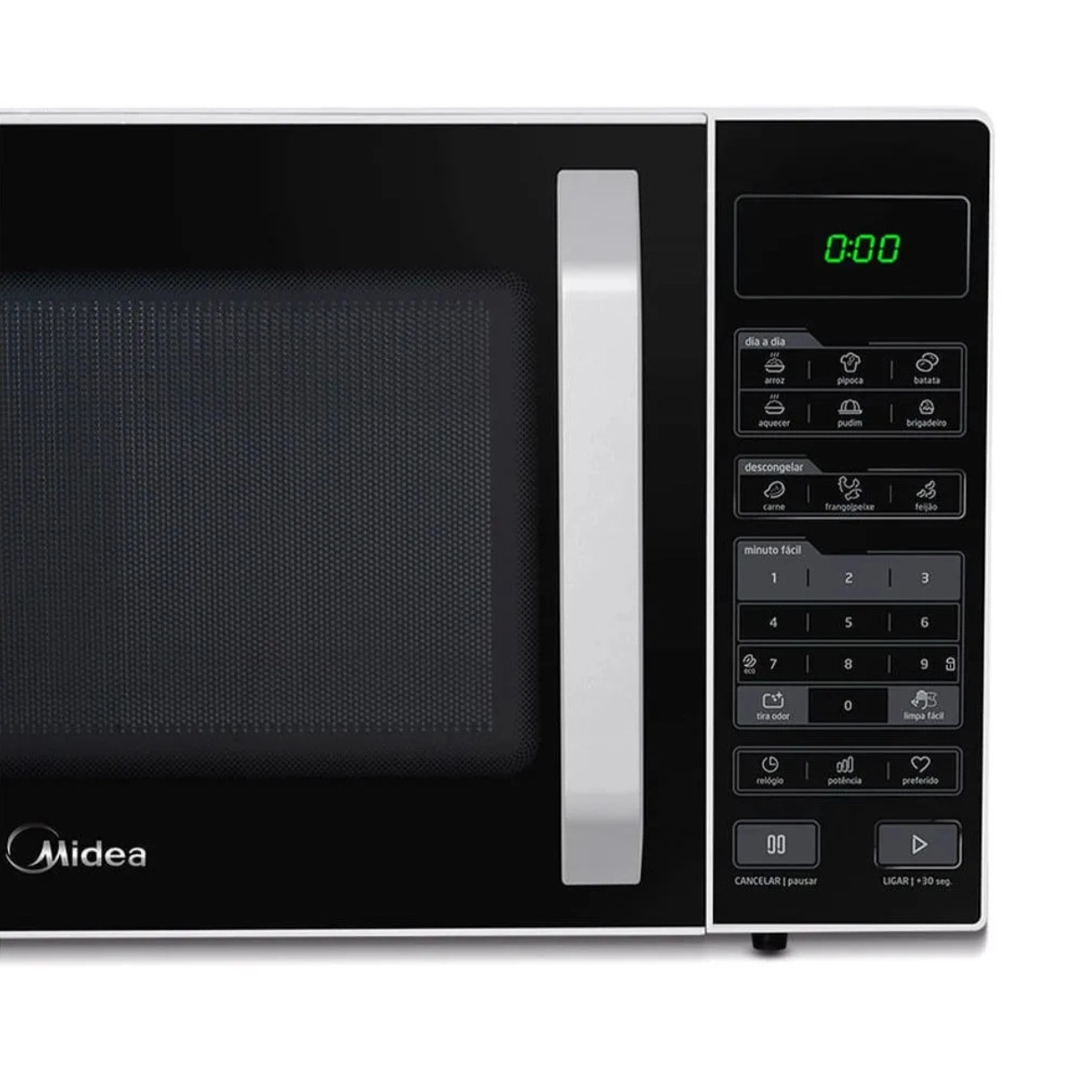 MICRO ONDAS MIDEA SOLO MXSA27P1 27 LITROS BRANCO E PRETO 127V