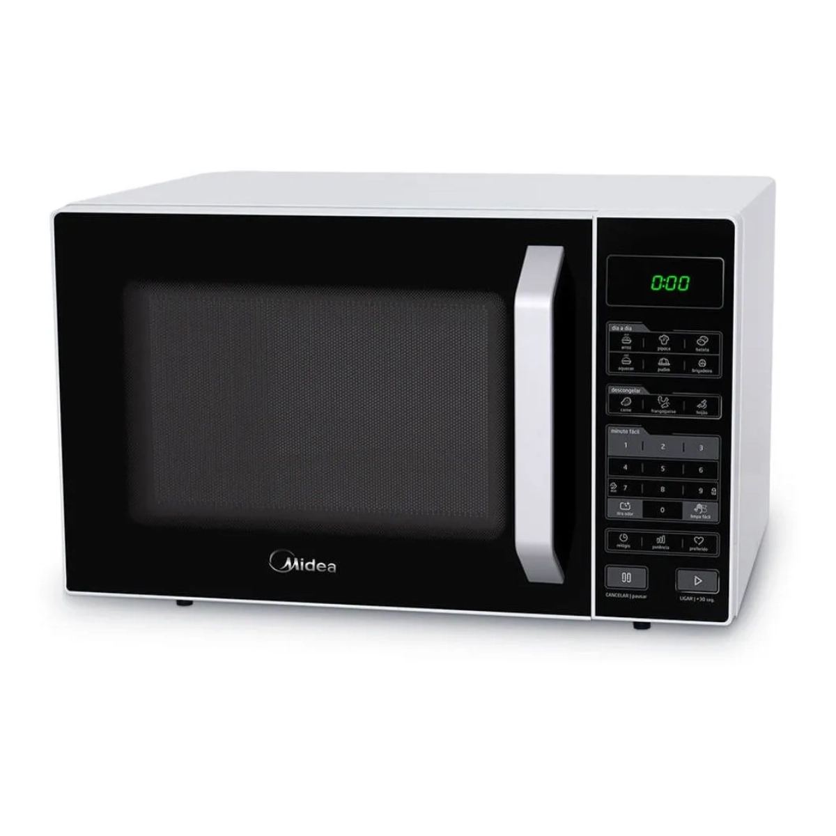MICRO ONDAS MIDEA SOLO MXSA27P1 27 LITROS BRANCO E PRETO 127V