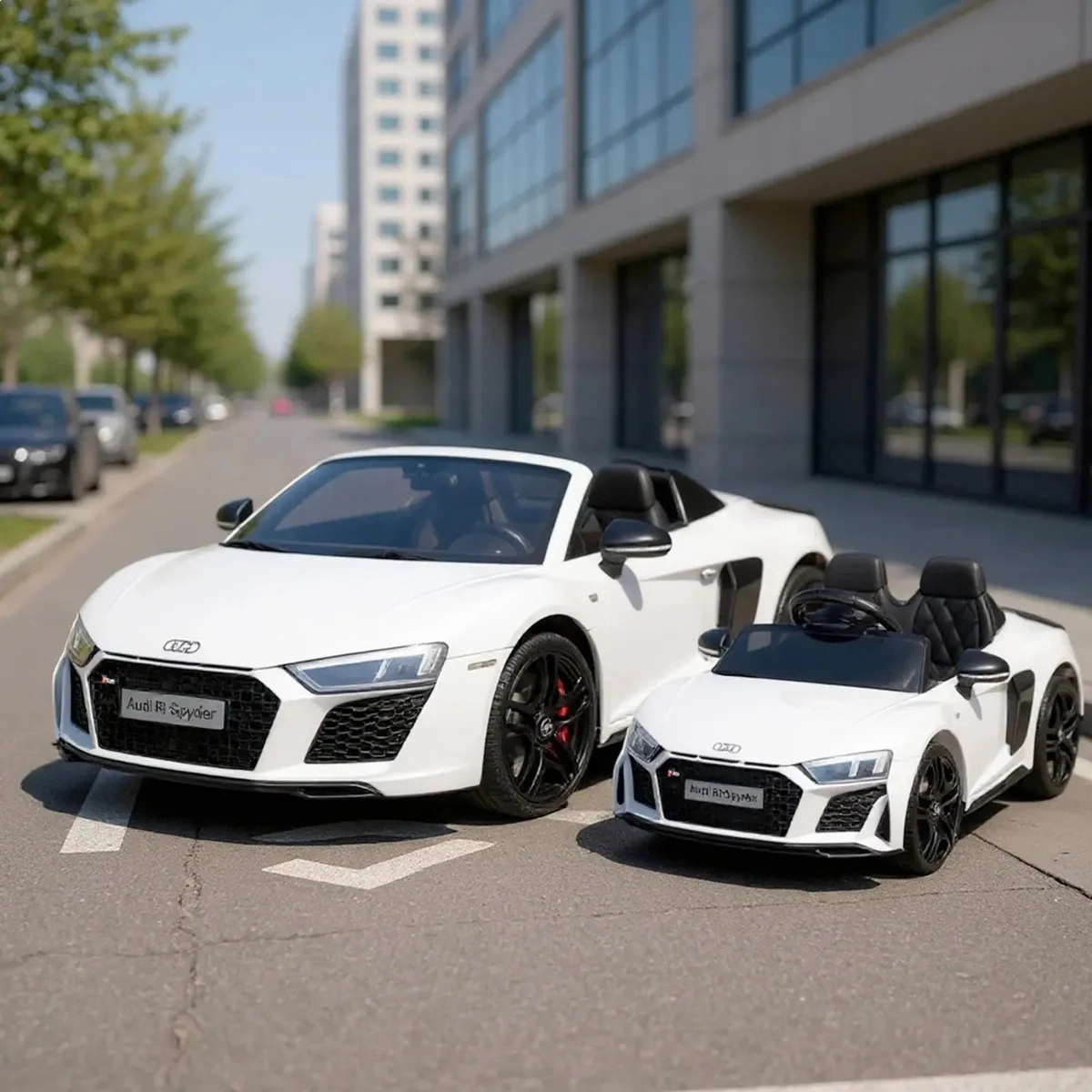 MINI AUDI R8 SPYDER ELÉTRICO AUDI R8 SPYDER IMPORTWAY 12V BRANCO MINI AUDI R8 SPYDER ELÉTRICO AUDI R8 SPYDER IMPORTWAY 12V BRANCO