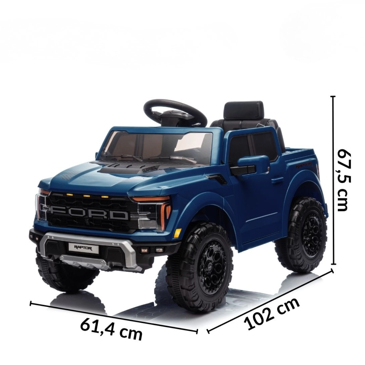 MINI CAMINHONETE ELETRICA FORD F-150 RAPTOR AZUL 12V IMPORTWAY MINI CAMINHONETE ELETRICA FORD F-150 RAPTOR AZUL 12V IMPORTWAY