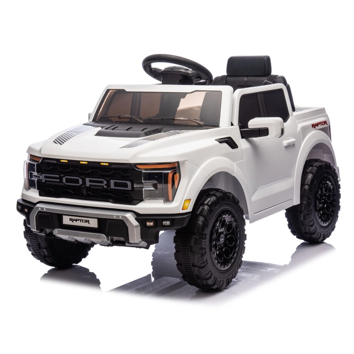 MINI CAMINHONETE ELETRICA FORD F-150 RAPTOR BRANCO 12V IMPORTWAY MINI CAMINHONETE ELETRICA FORD F-150 RAPTOR BRANCO 12V IMPORTWAY