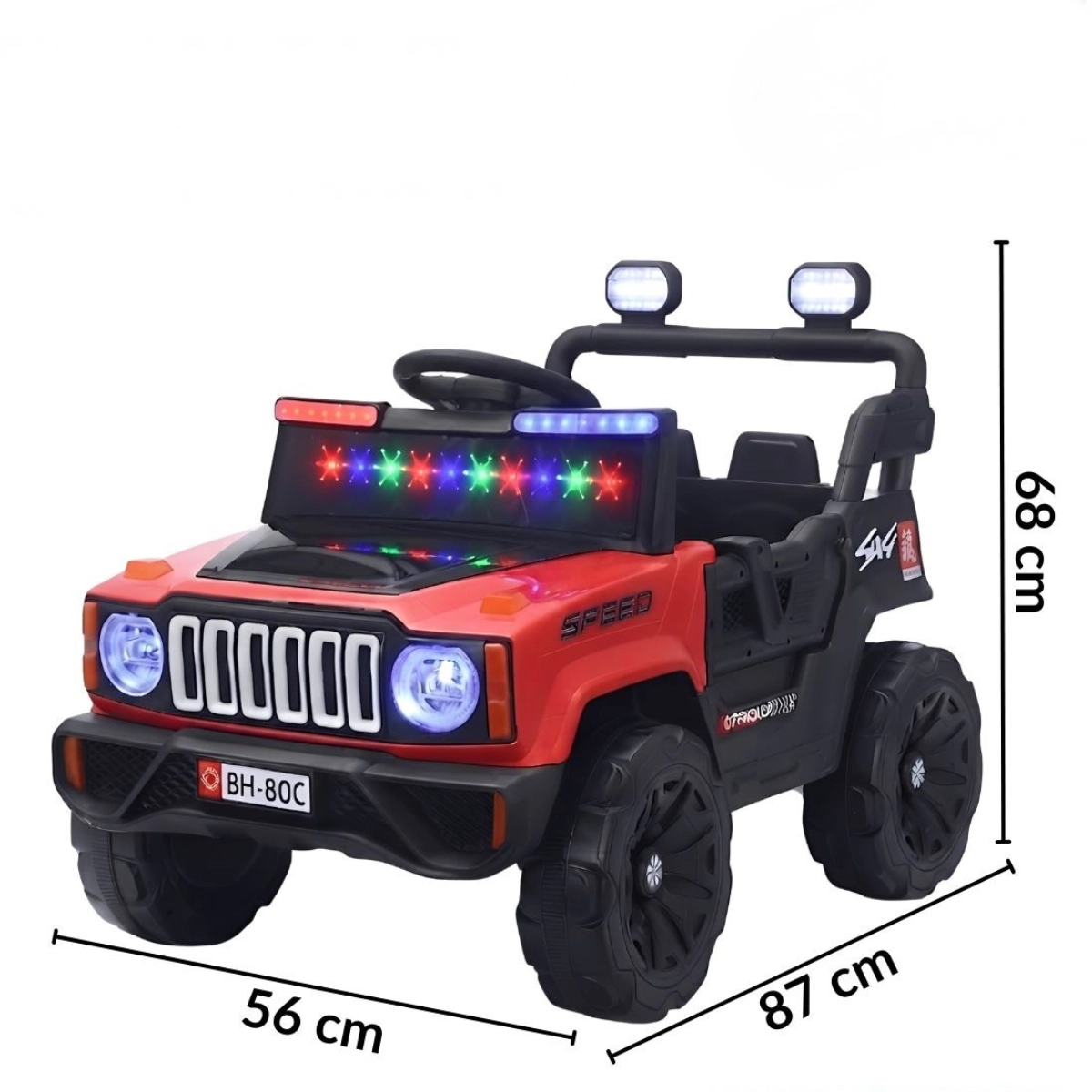 MINI CARRO ELÉTRICO INFANTIL 12V UTV VERMELHO IMPORTWAY