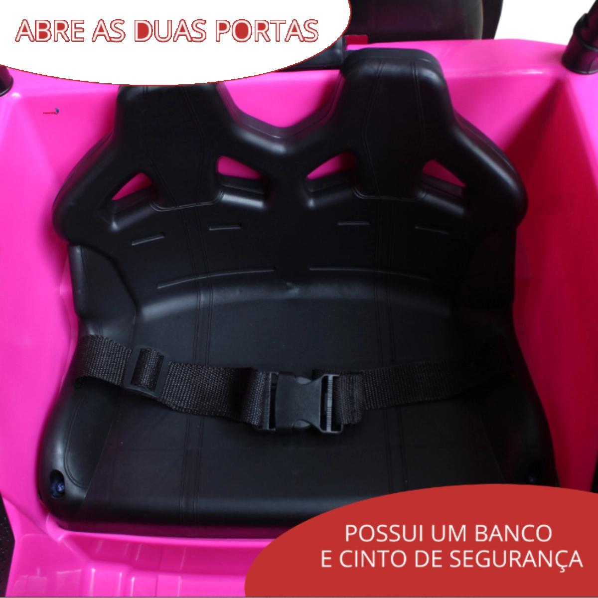 Mini Carro Elétrico Infantil Jipe Bw028 Rosa com Controle Remoto Aventura e Segurança Mini Carro Elétrico Infantil Jipe Bw028 Rosa com Controle Remoto Aventura e Segurança