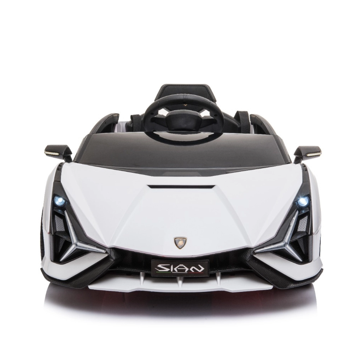 MINI CARRO ELÉTRICO INFANTIL LAMBORGHINI SIAN 6V BRANCO