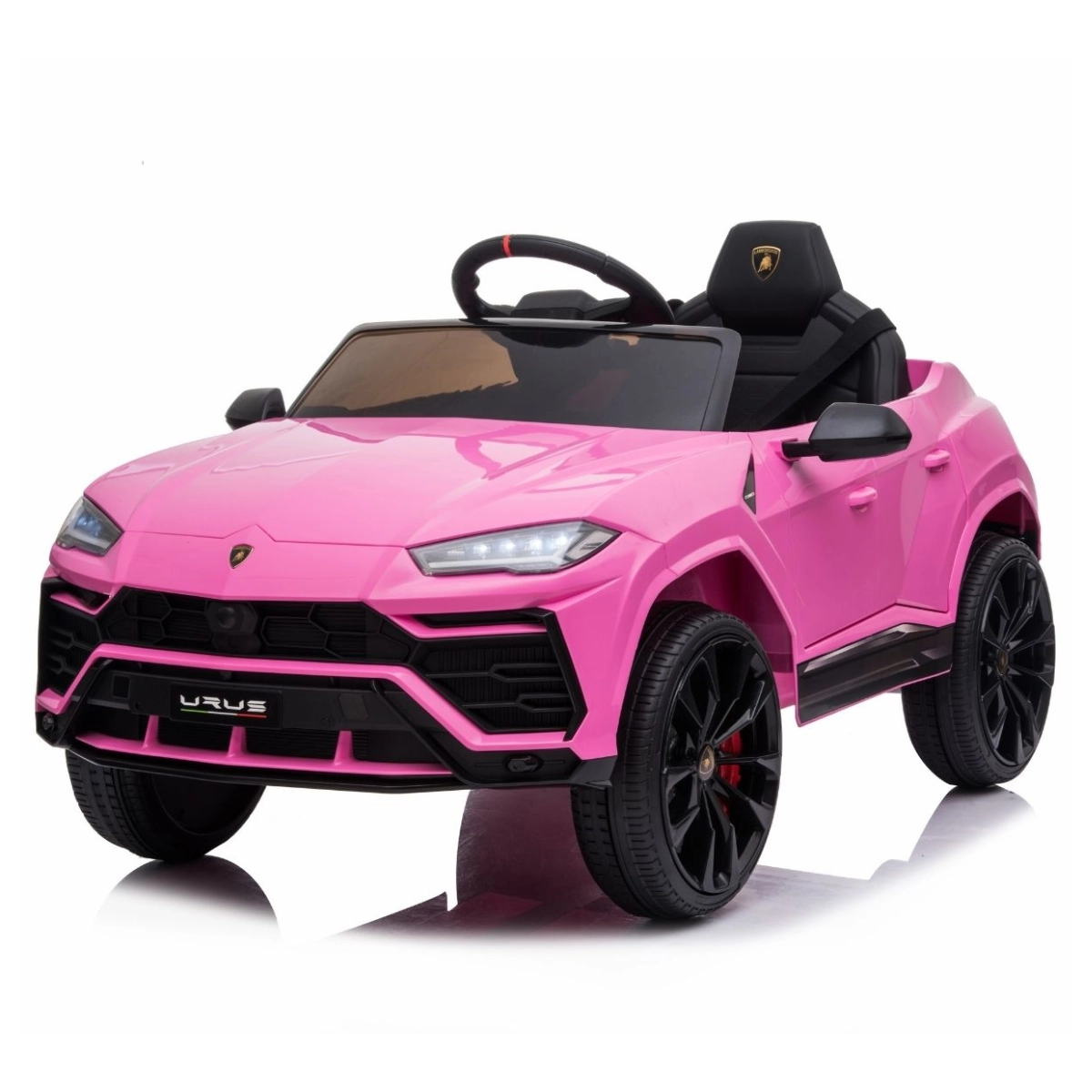 MINI CARRO ELÉTRICO INFANTIL LAMBORGHINI URUS ROSA 12V COM CONTROLE