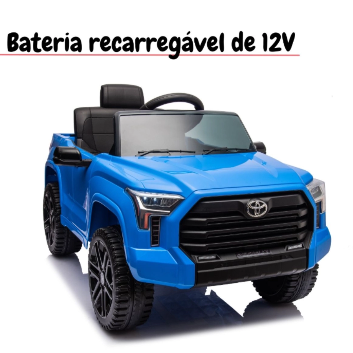 Mini Carro Elétrico Toyota Tundra 12v Azul Importway Mini Carro Elétrico Toyota Tundra 12v Azul Importway