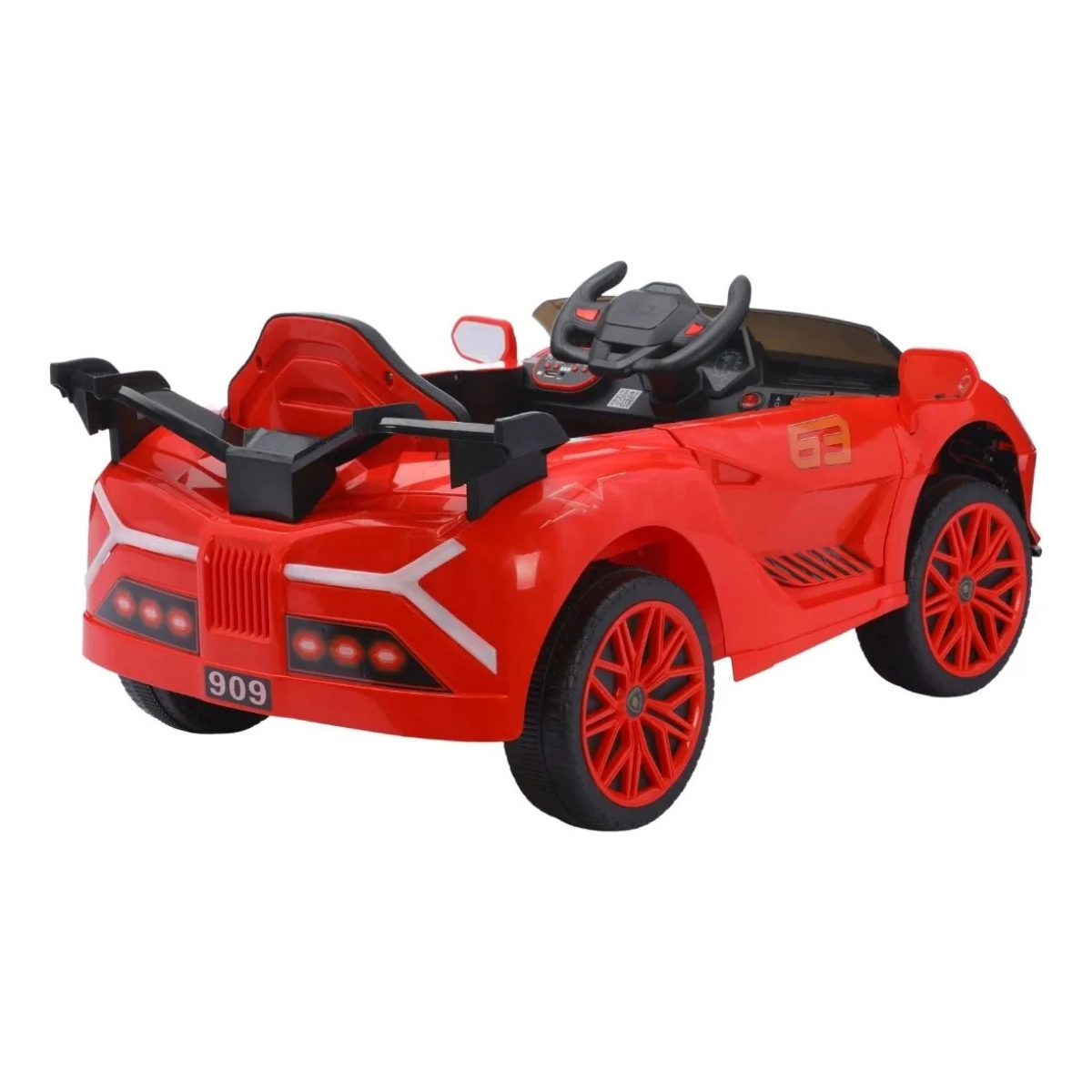 MINI CARRO ELETRICO INFANTIL 12V COM CONTROLE REMOTO VERMELHO IMPORTWAY