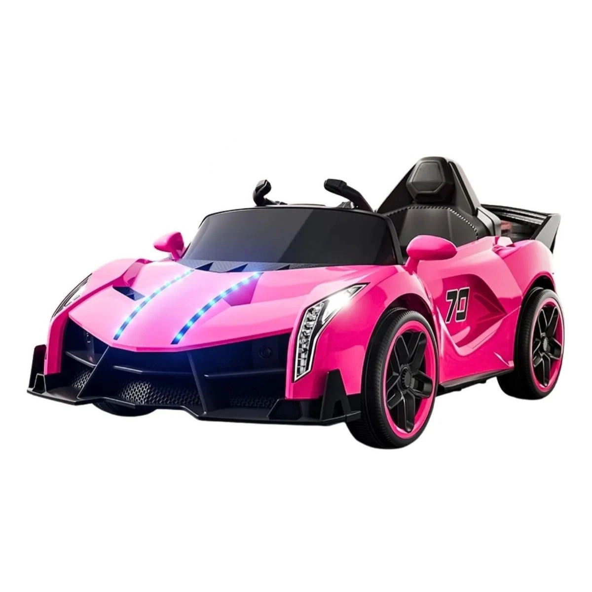 MINI CARRO ELETRICO INFANTIL 6V ROSA BW404RS COM CONTROLE REMOTO