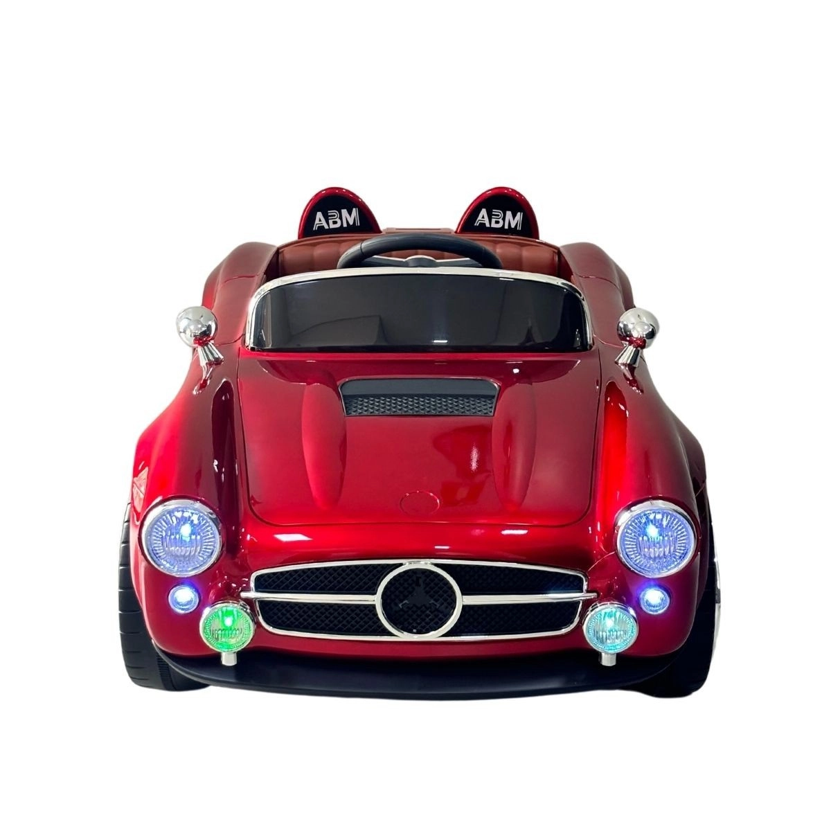 MINI CARRO ELETRICO INFANTIL RETRO 12V VERMELHO - IMPORTWAY