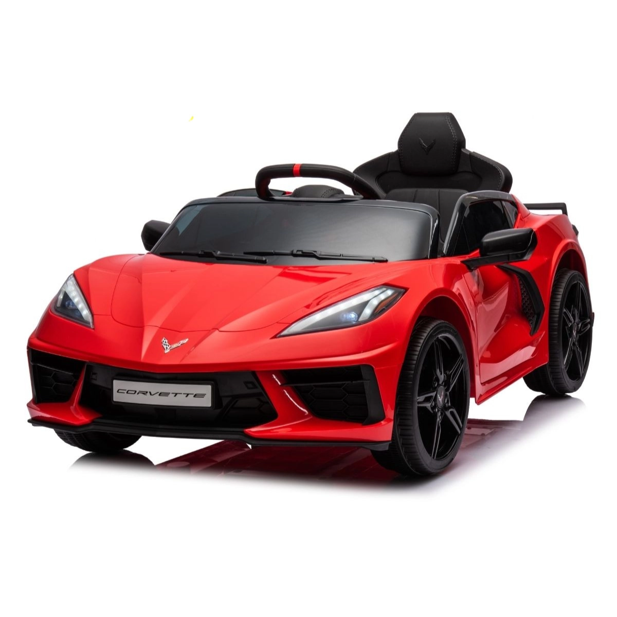 MINI CORVETTE STINGRAY C8 12V VERMELHO INFANTIL COM CONTROLE IMPORTWAY