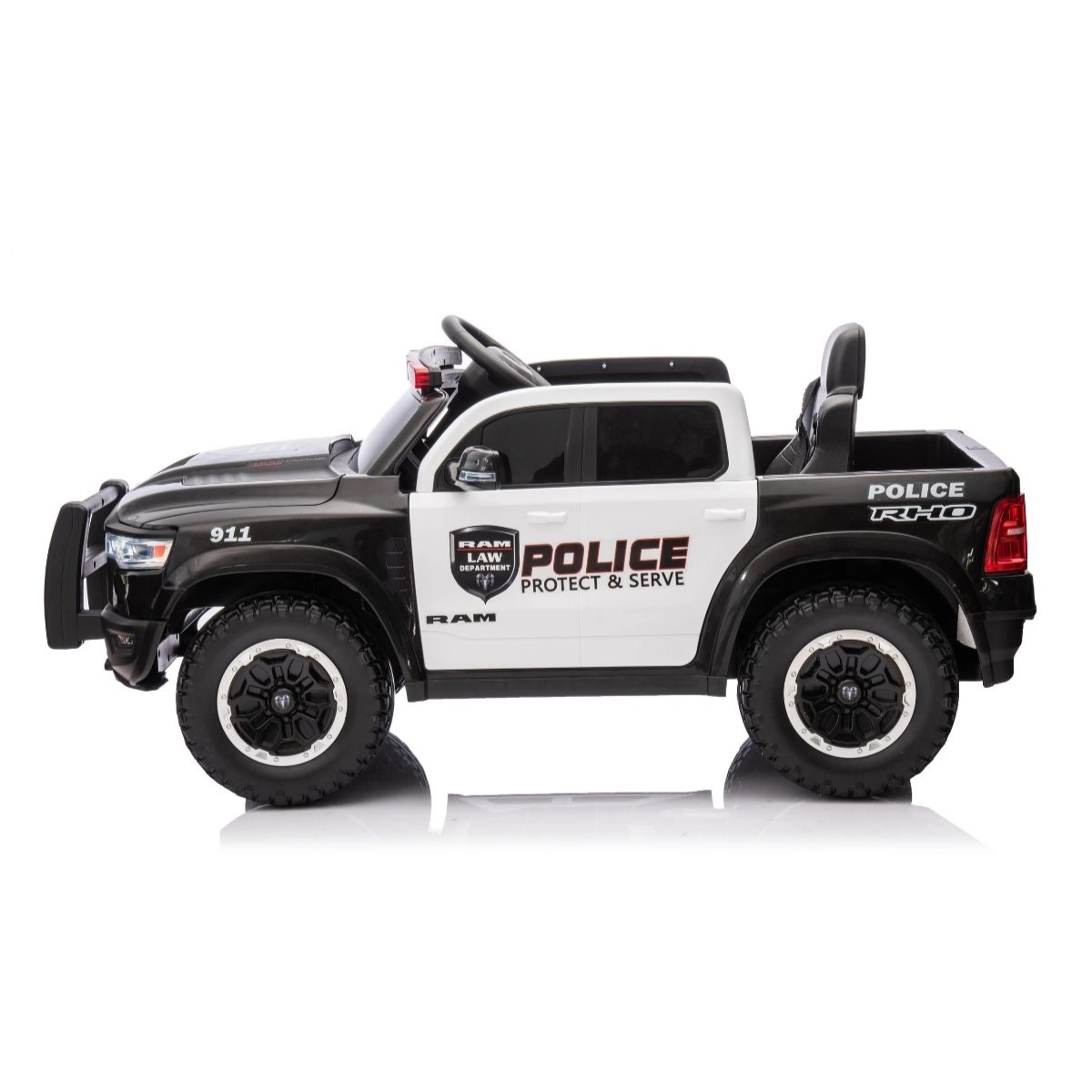 MINI DODGE RAM 1500 ELETRICO 12V INFANTIL LICENCIADO RHO POLICIA