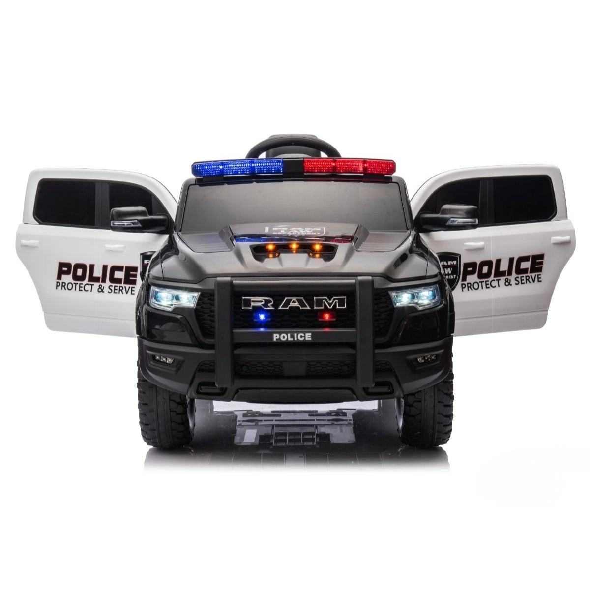 MINI DODGE RAM 1500 ELETRICO 12V INFANTIL LICENCIADO RHO POLICIA
