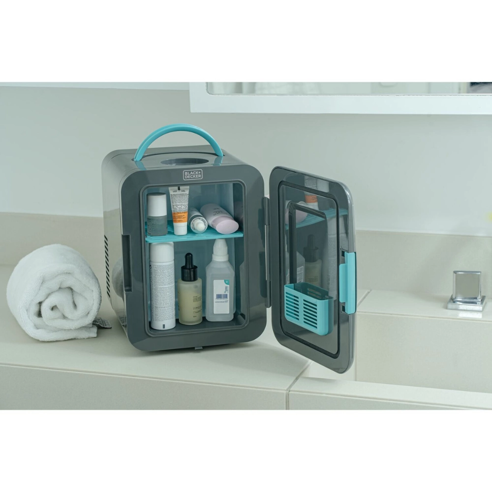 Mini Geladeira Portátil BLACK+DECKER MR60 4L com Função Aquecer e Resfriar Bivolt 12V