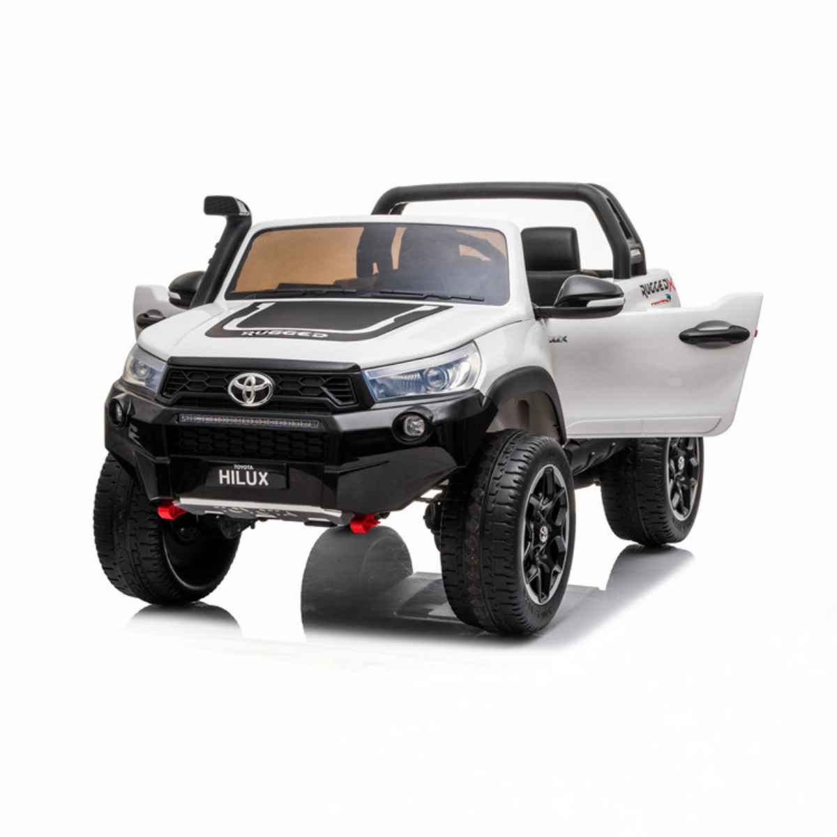 MINI HILUX ELÉTRICA TOYOTA 2 ASSENTOS 12V IMPORTWAY BRANCO