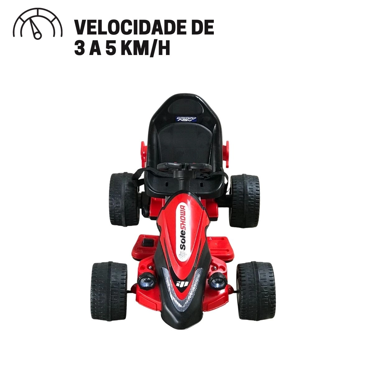 MINI KART ELÉTRICO IMPORTWAY BW220PT INFANTIL 6V PRETO COM LUZ E SOM MINI KART ELÉTRICO IMPORTWAY BW220PT INFANTIL 6V PRETO COM LUZ E SOM